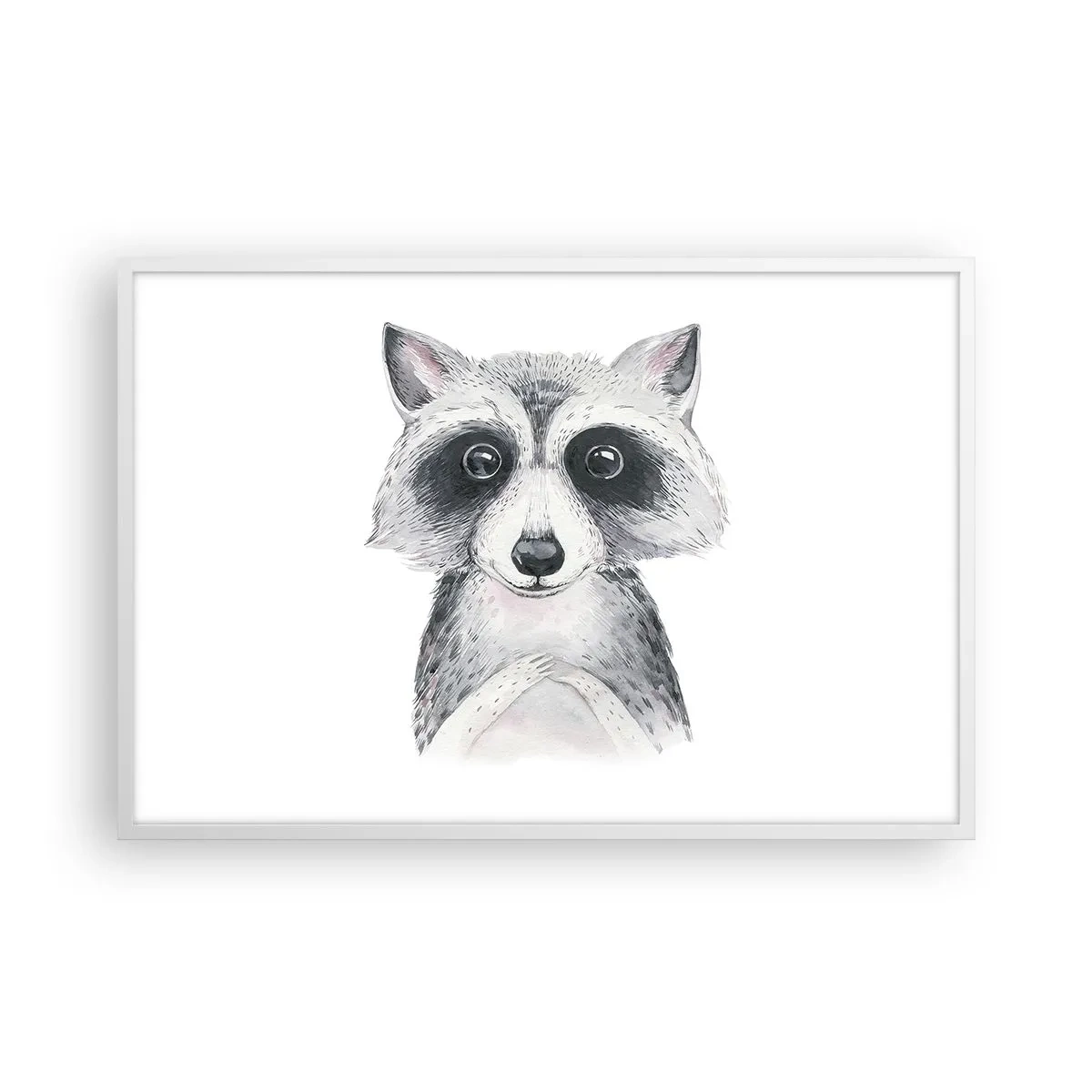 Poster in einem weißen Rahmen - Ein Moment zum Bewegen - 91x61 cm