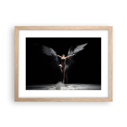 Poster in einem Rahmen aus heller Eiche - Elfen existieren - 40x30 cm