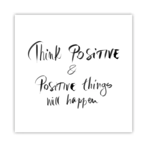 Poster - Wie soll man leben? - 60x60 cm