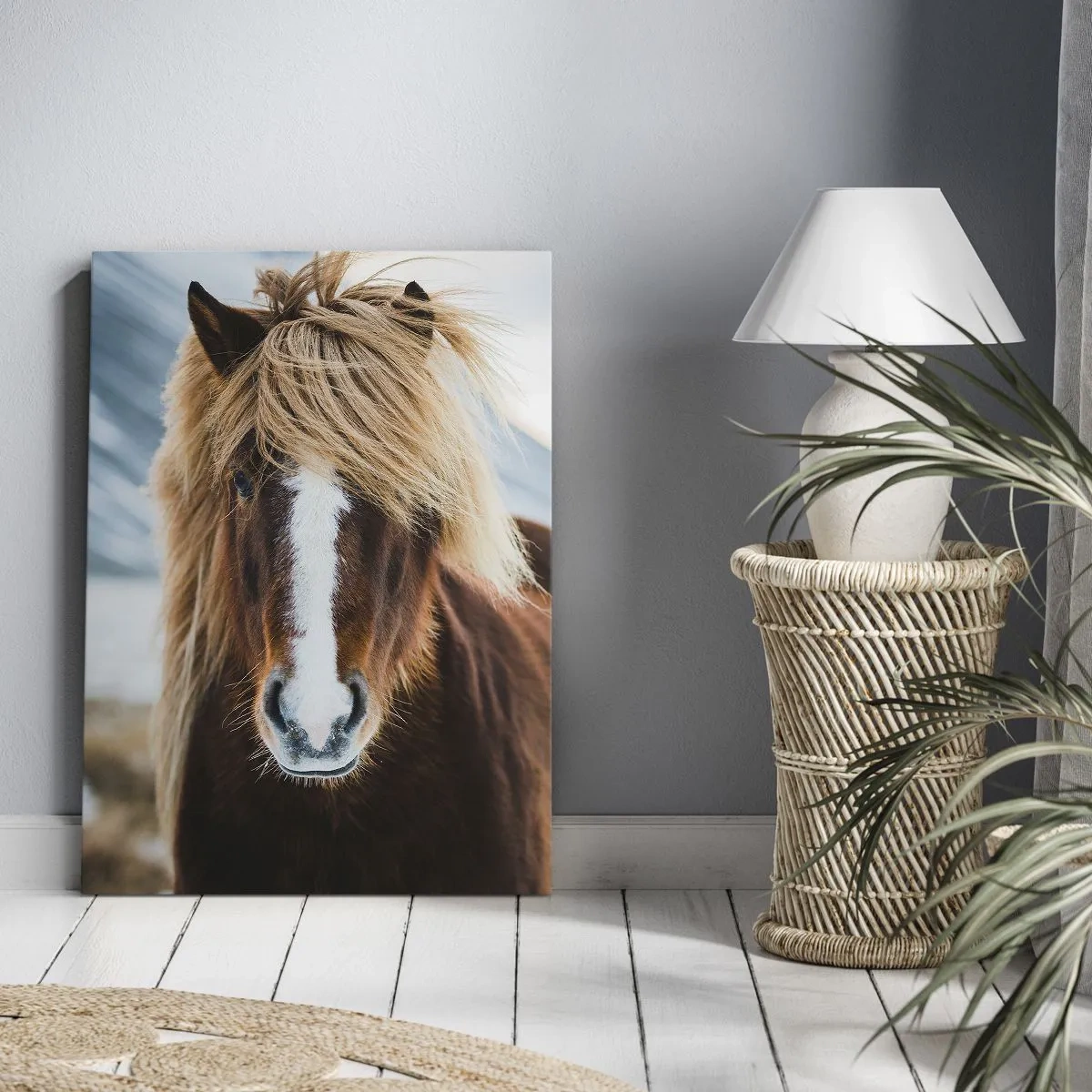 Bild auf Leinwand - Leinwandbild - Spürst du die Freiheit? - 65x120 cm