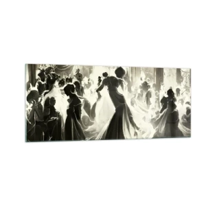 Glasbild - Bild auf glas - Die große Maskerade - 100x40 cm