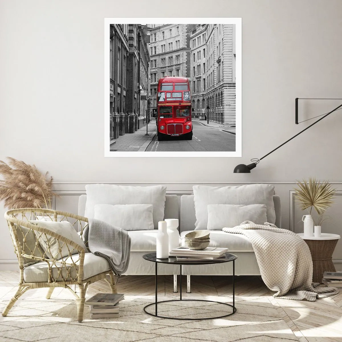 Poster - Der Alltag muss nicht grau sein - 50x50 cm