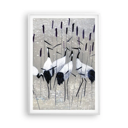 Poster in einem weißen Rahmen - Unter ihren eigenen - 70x100 cm