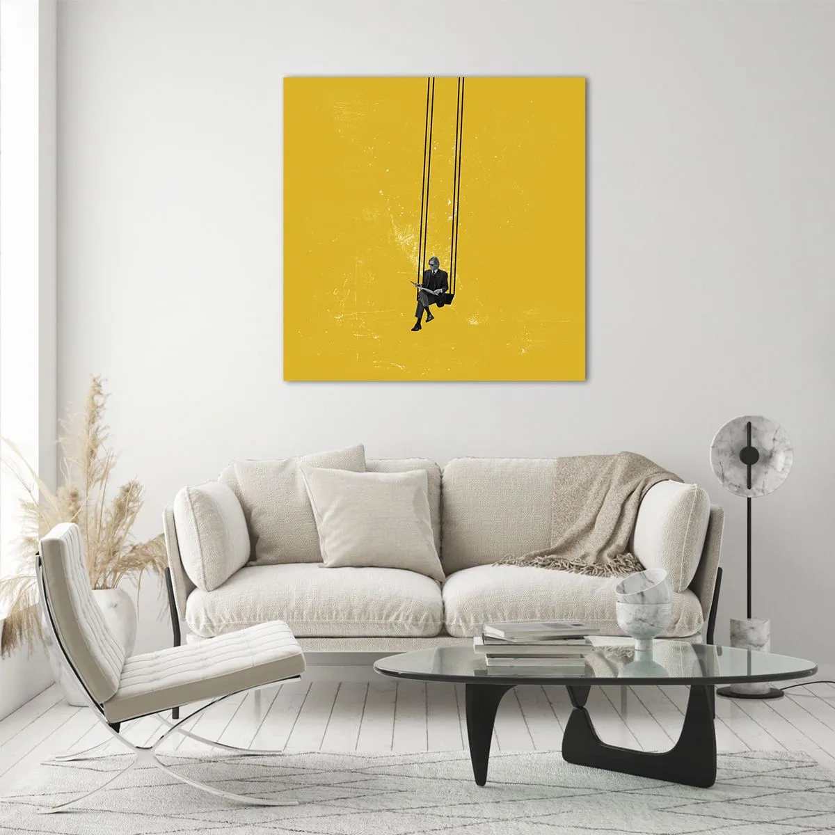 Glasbild - Bild auf glas - Tag wie jeder andere - 60x60 cm