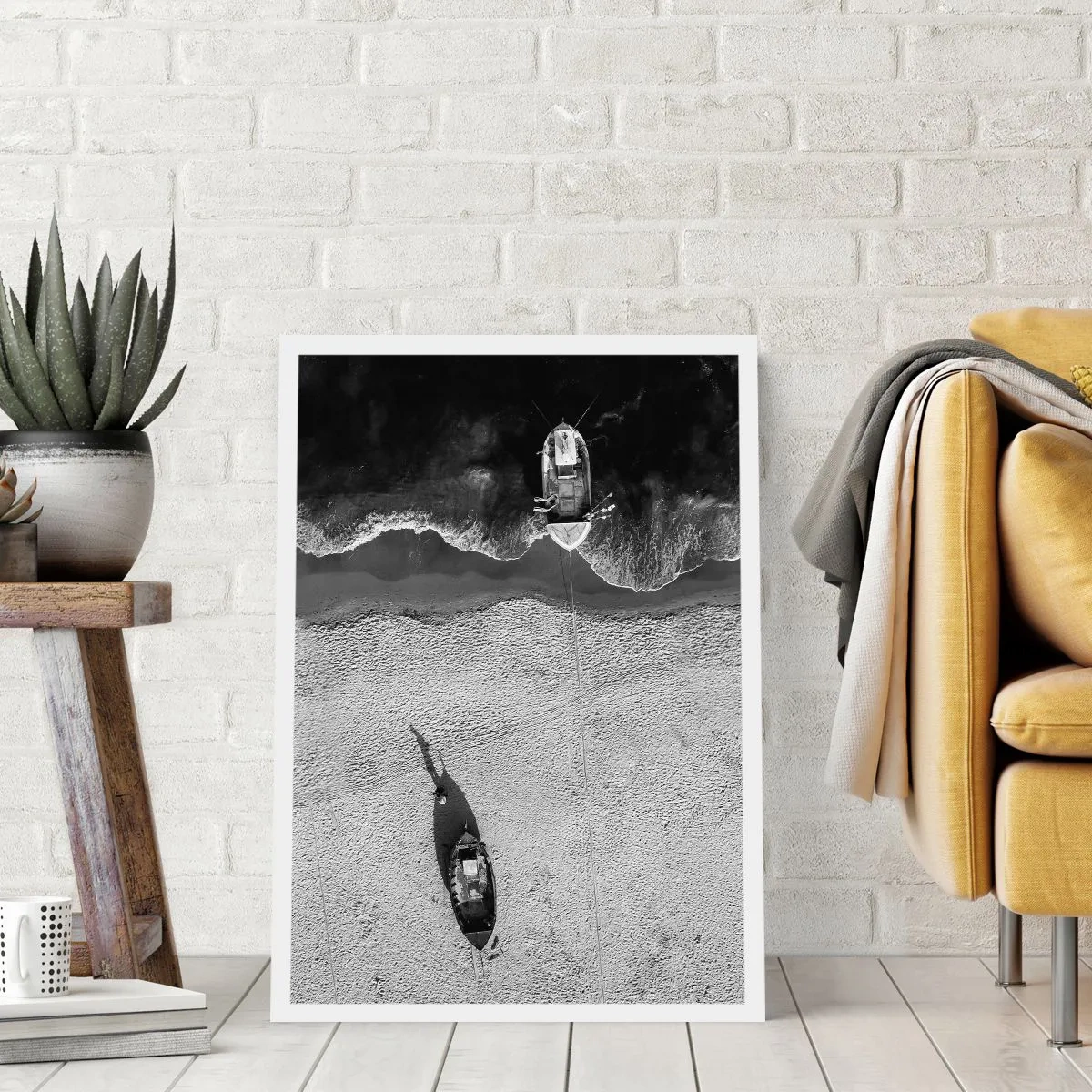 Poster - Immer noch am Ufer… - 61x91 cm