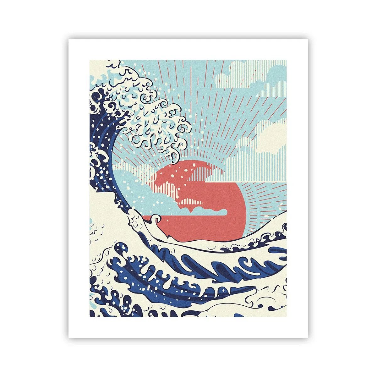 Poster - Von japanischer Inspiration - 40x50 cm