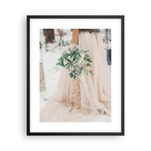 Poster in einem schwarzem Rahmen - Und sie lebten glücklich bis ans Ende - 40x50 cm