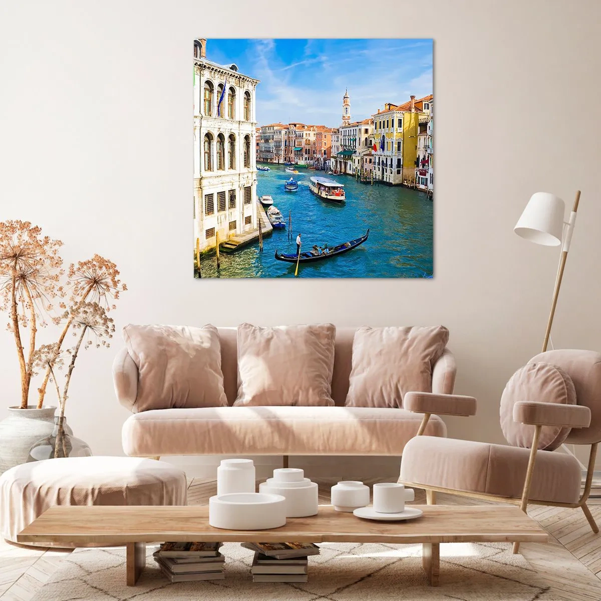 Bild auf Leinwand - Leinwandbild - Der einzigartige Verkehr der Welt - 50x50 cm