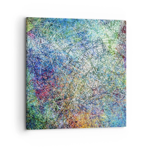 Bild auf Leinwand - Leinwandbild - Es ist nicht so einfach - 70x70 cm