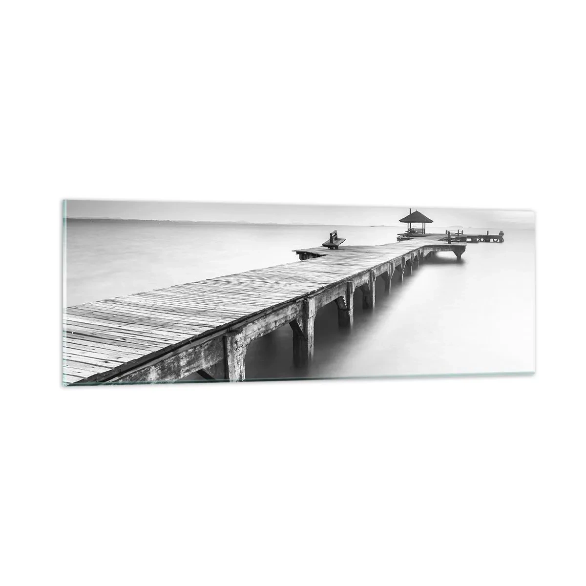 Glasbild - Bild auf glas - In die Ferne - 90x30 cm