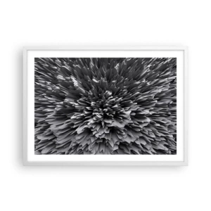 Poster in einem weißen Rahmen - Härter kann es nicht werden - 70x50 cm