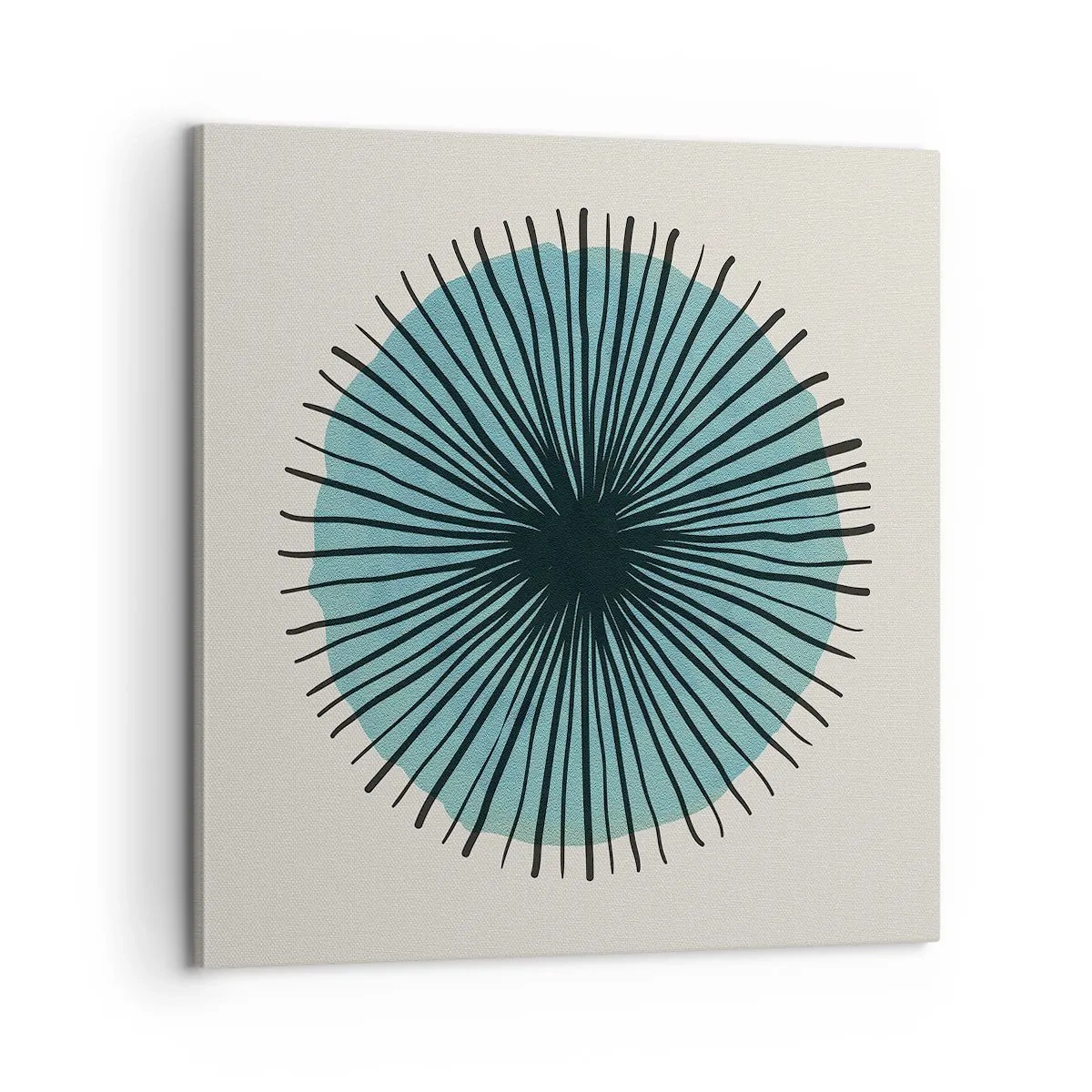 Bild auf Leinwand - Leinwandbild - Strahlend im Blau - 60x60 cm