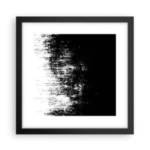 Poster in einem schwarzem Rahmen - Und der Gewinner ist ... - 30x30 cm