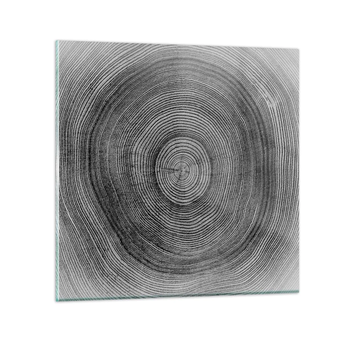 Glasbild - Bild auf glas - Zeichen der Zeit - 40x40 cm