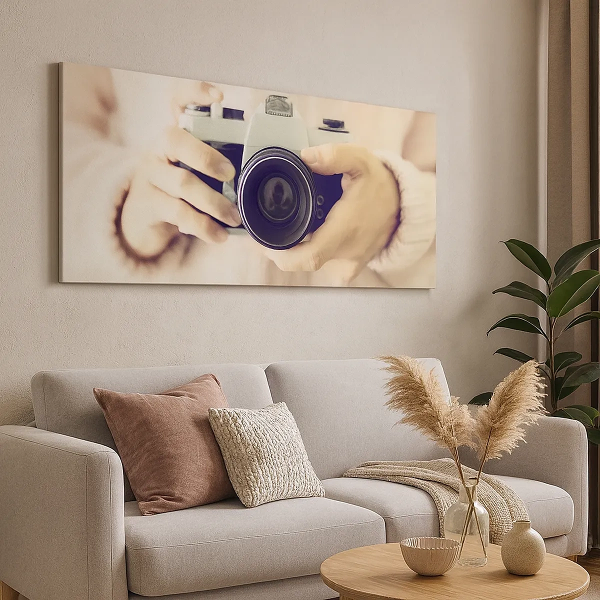 Bild auf Leinwand - Leinwandbild - Um mehr zu sehen ... - 30x30 cm