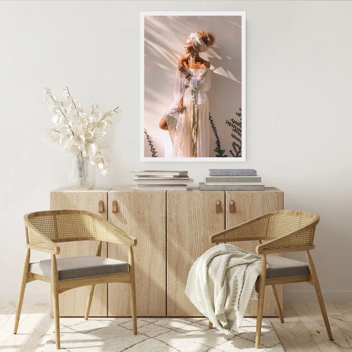Poster - Die Sonne und das Mädchen - 70x100 cm