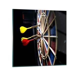 Glasbild - Bild auf glas - Auf den Punkt gebracht - 30x30 cm