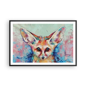 Poster in einem schwarzem Rahmen - Bist du bereit für mich? - 91x61 cm