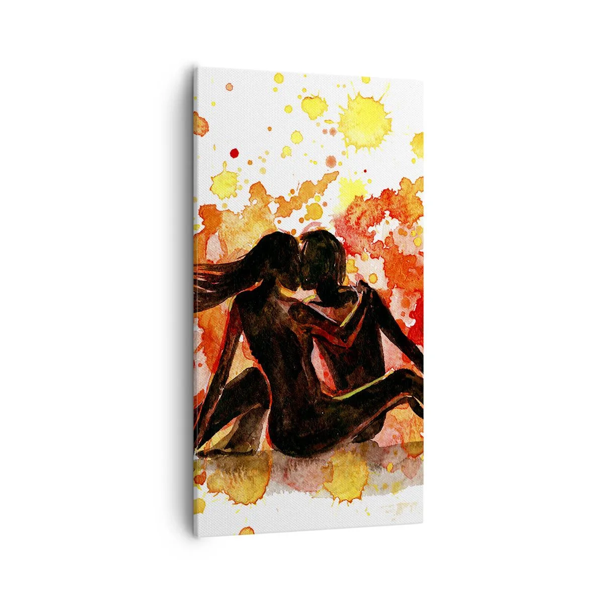 Bild auf Leinwand - Leinwandbild - Und es war Licht - 55x100 cm