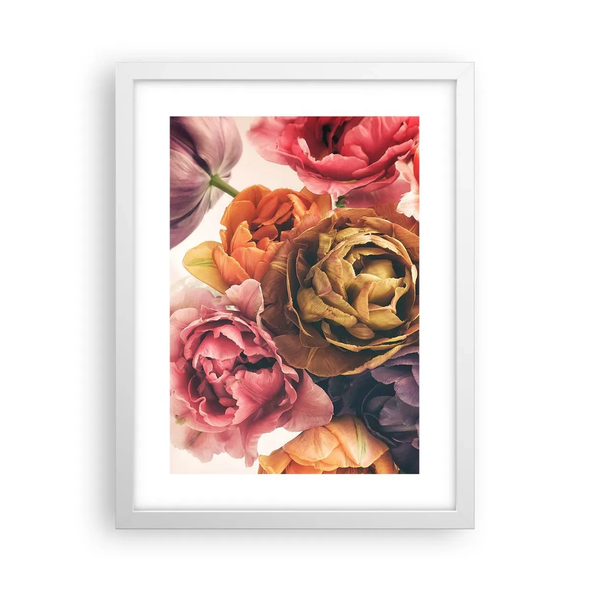 Poster in einem weißen Rahmen - Eine Feier des Lebens - 30x40 cm