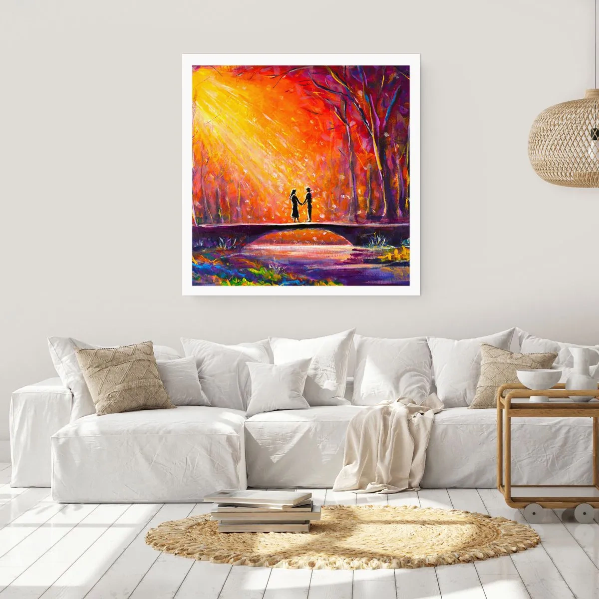 Poster - Der Himmel liebt sie auch - 50x50 cm