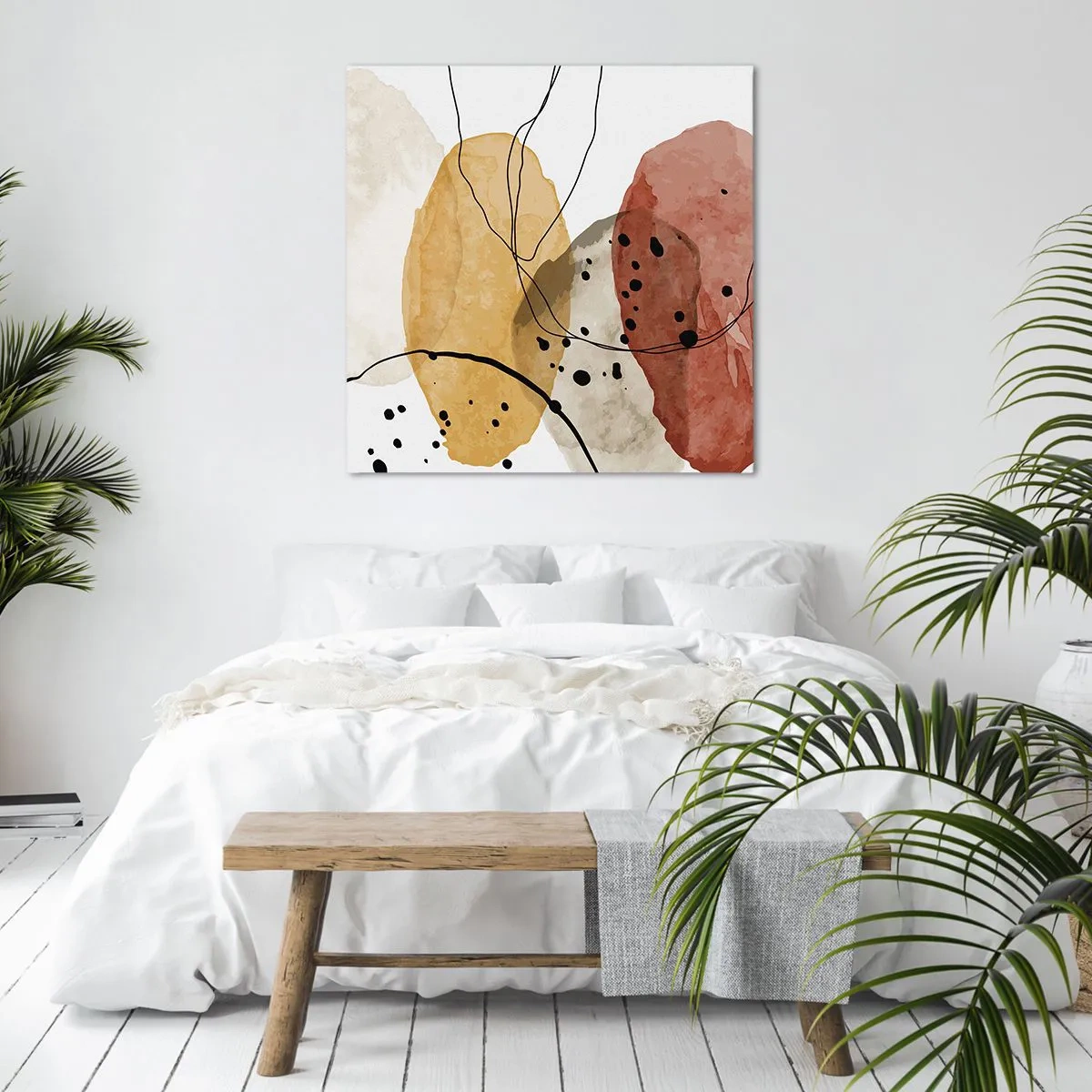 Bild auf Leinwand - Leinwandbild - Wie leichte, transparente Luft - 50x50 cm