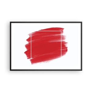 Poster in einem schwarzem Rahmen - Aus dem Rahmen - 91x61 cm