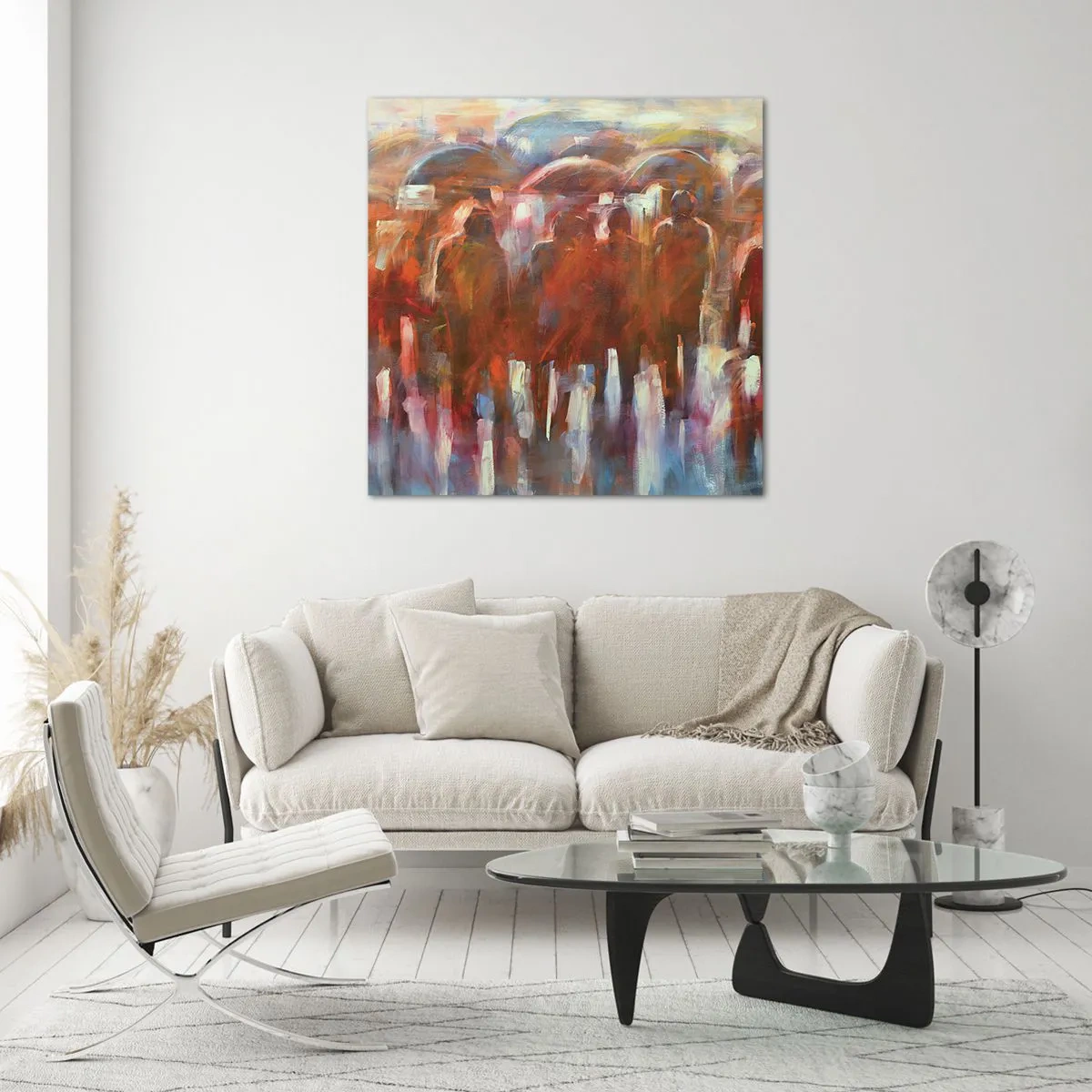 Glasbild - Bild auf glas - Auch bei Regen und Nebel - 30x30 cm