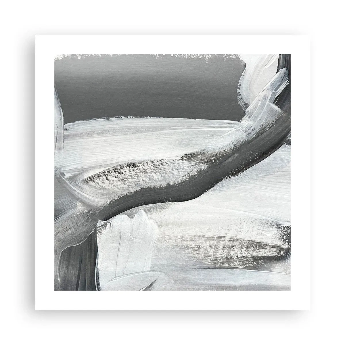 Poster - Entscheidender Schritt - 50x50 cm