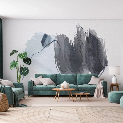 Fototapete Premium Canvas - Intensität und Bewegung - Abstraktion, Stück, Malerei - 450x315 cm