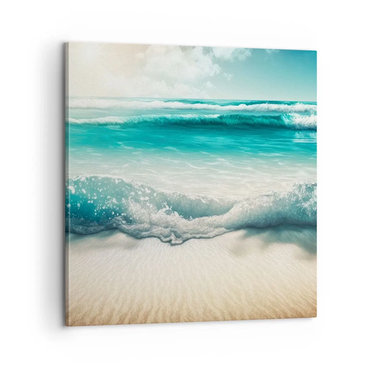Bild auf Leinwand - Leinwandbild - Frieden des Ozeans - 60x60 cm