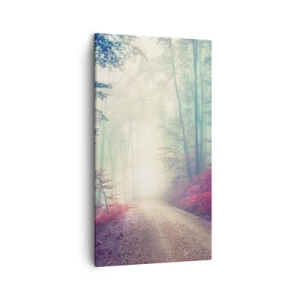 Bild auf Leinwand - Leinwandbild - Wie gut ist es, im Morgengrauen aufzustehen - 45x80 cm