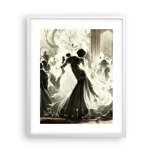 Poster in einem weißen Rahmen - Die große Maskerade - 40x50 cm