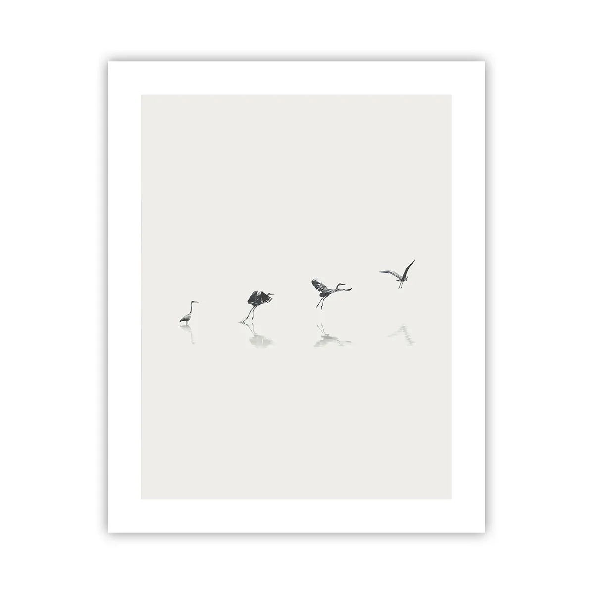 Poster - Vier einfache Schritte - 40x50 cm