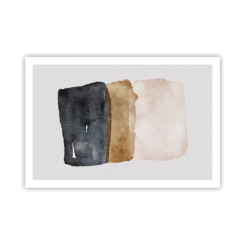 Poster - Die Komposition der Farben der Erde - 91x61 cm
