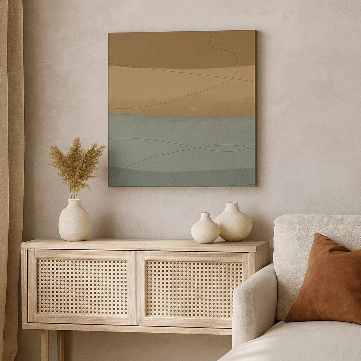 Bild auf Leinwand - Leinwandbild - Horizontale Komposition - 30x30 cm