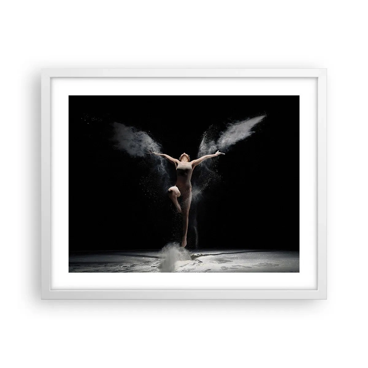 Poster in einem weißen Rahmen - Elfen existieren - 50x40 cm