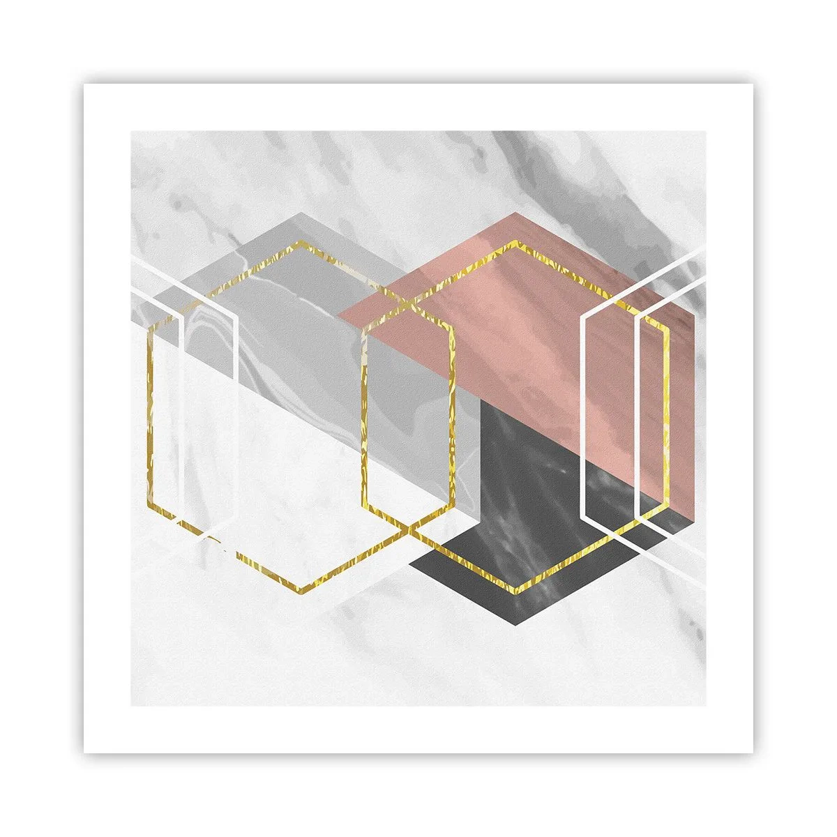 Poster - Kettenkomposition - 50x50 cm