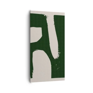 Bild auf Leinwand - Leinwandbild - Weiße Buchten - 65x120 cm