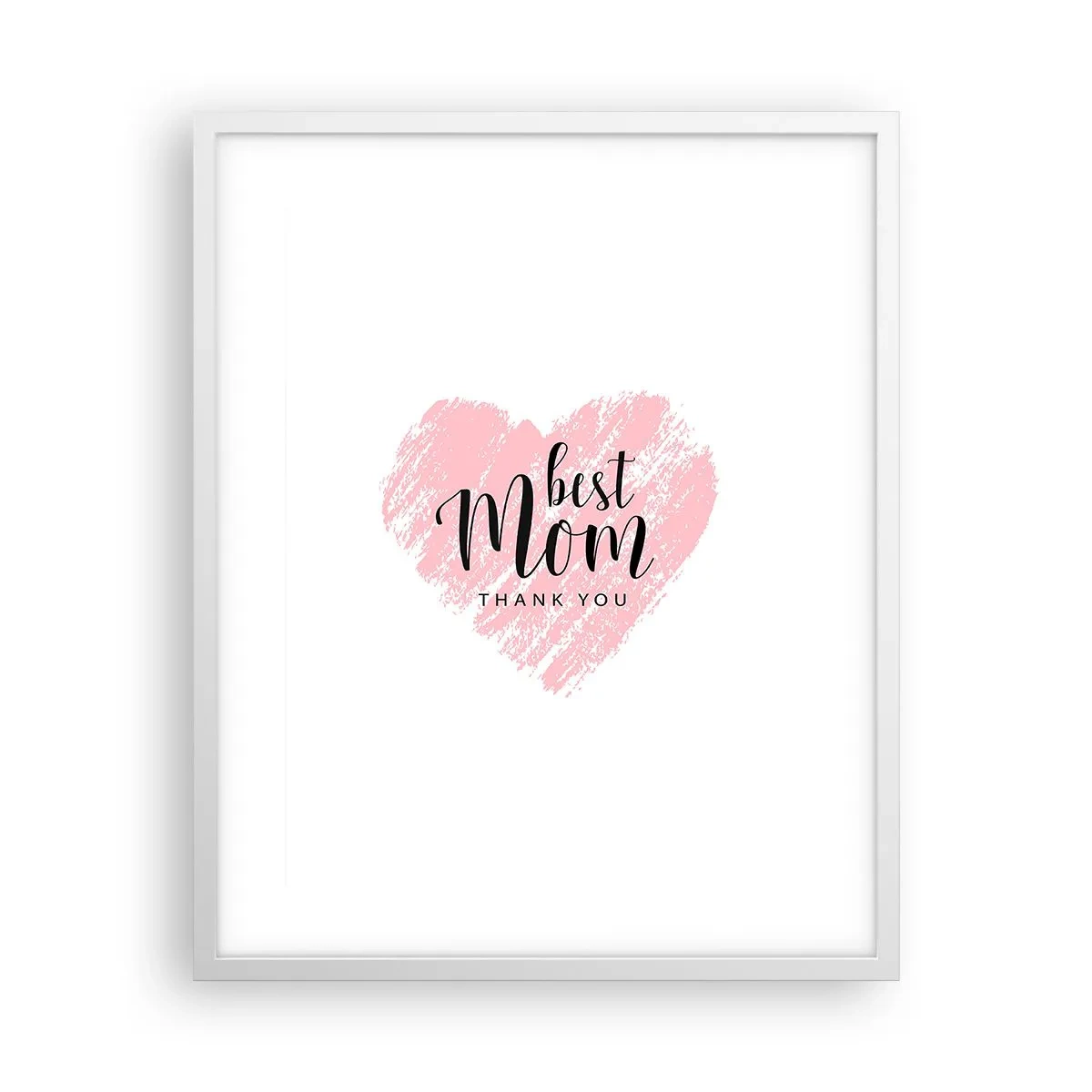 Poster in einem weißen Rahmen - Immer der richtige Moment - 40x50 cm