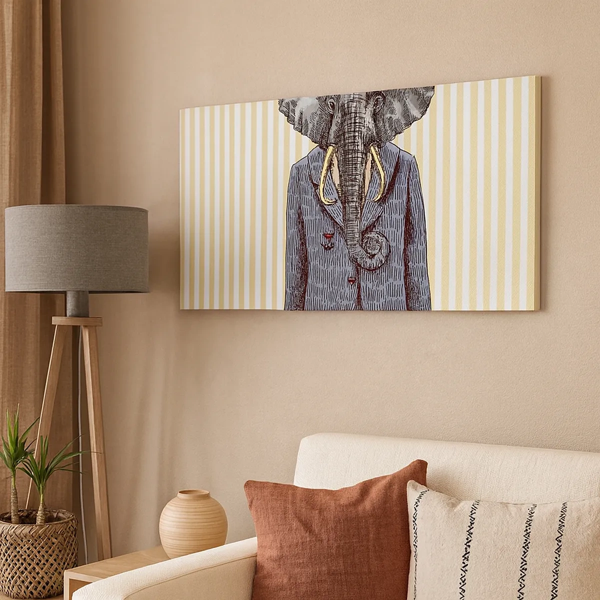 Bild auf Leinwand - Leinwandbild - Von Natur aus elegant - 30x30 cm