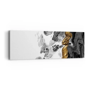 Bild auf Leinwand - Leinwandbild - Organische Komposition - 90x30 cm