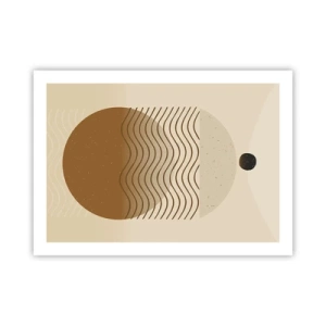 Poster - Zur Entstehung geometrischer Figuren - 70x50 cm