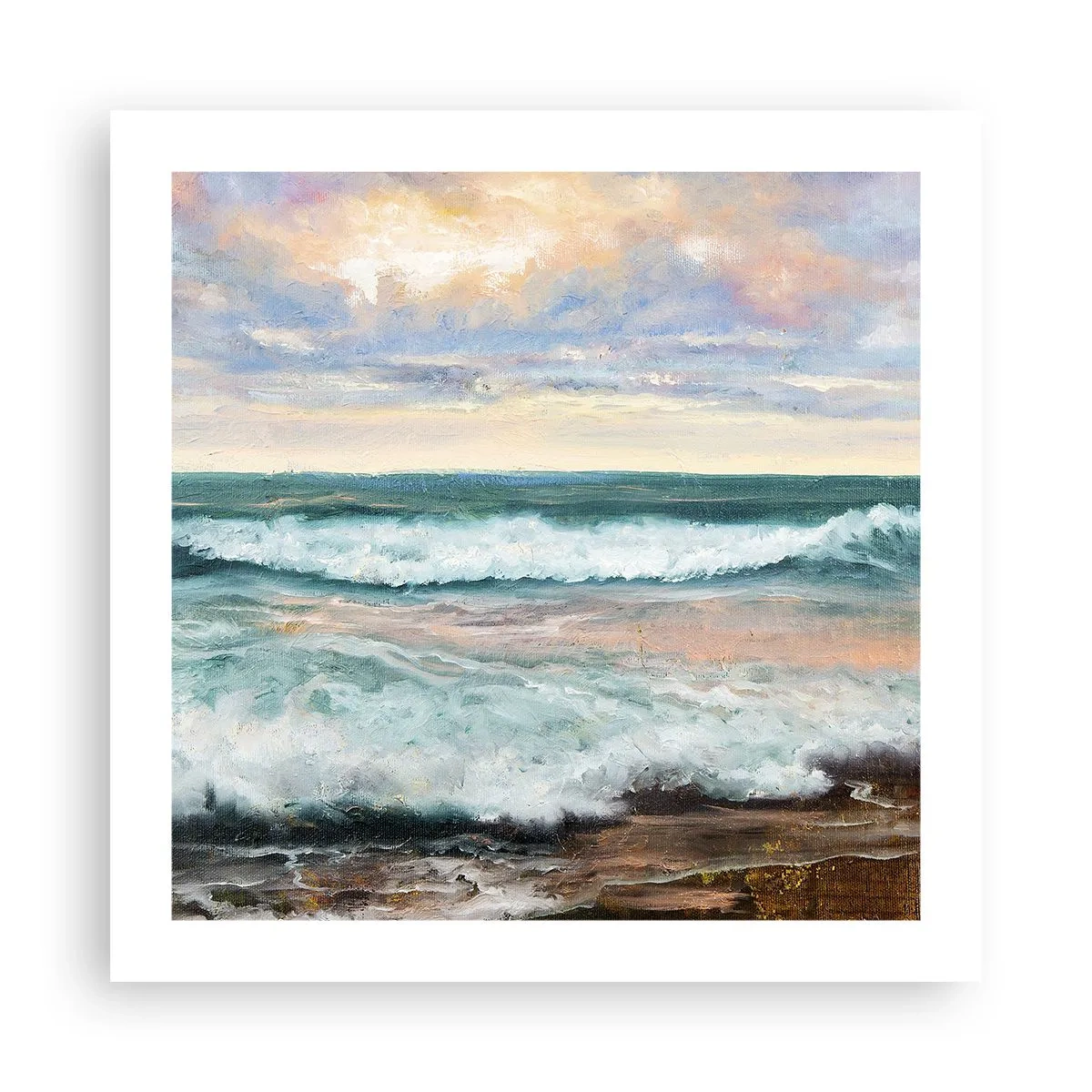 Poster - Hier werden Sie Ihre Seele baumeln lassen - 50x50 cm