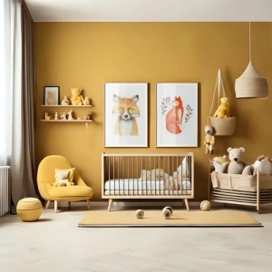 Yellow kids zone - Inspiration für ein Kinderzimmer