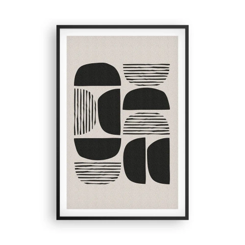 Poster in einem schwarzem Rahmen - Halbherzige Deals - 61x91 cm