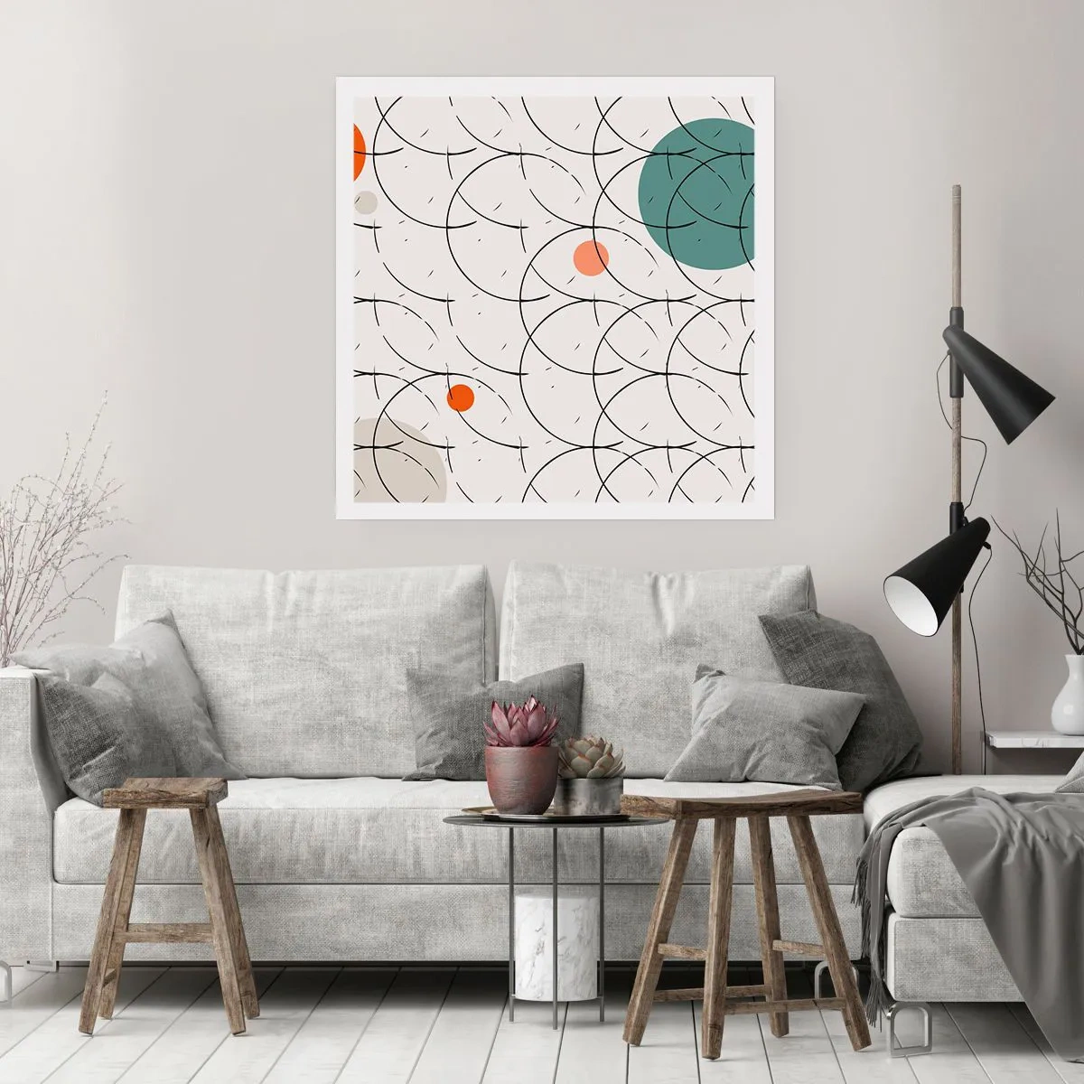 Poster - Im Pop-Art-Geist - 60x60 cm