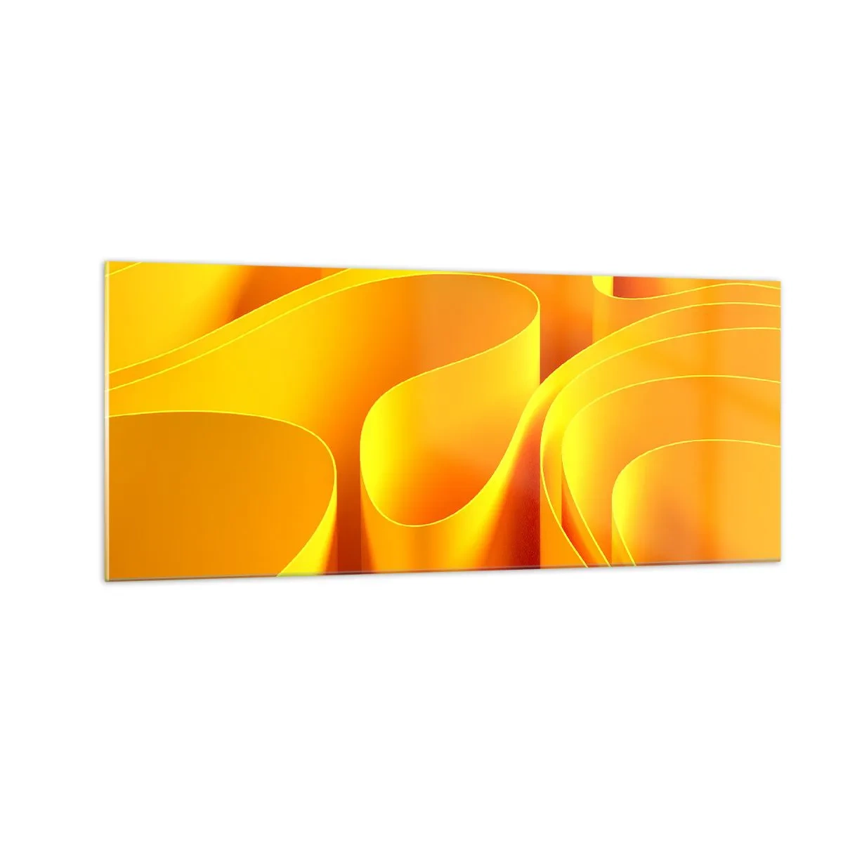 Glasbild - Bild auf glas - Wie Sonnenwellen - 100x40 cm