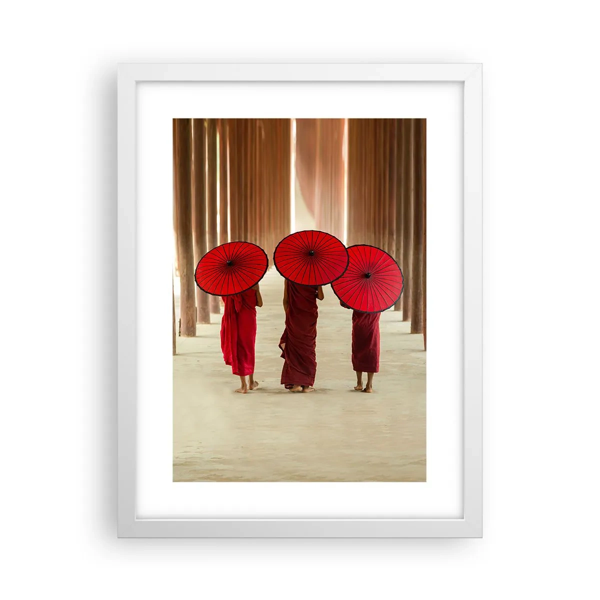 Poster in einem weißen Rahmen - Auf dem Weg ins Reine Land - 30x40 cm