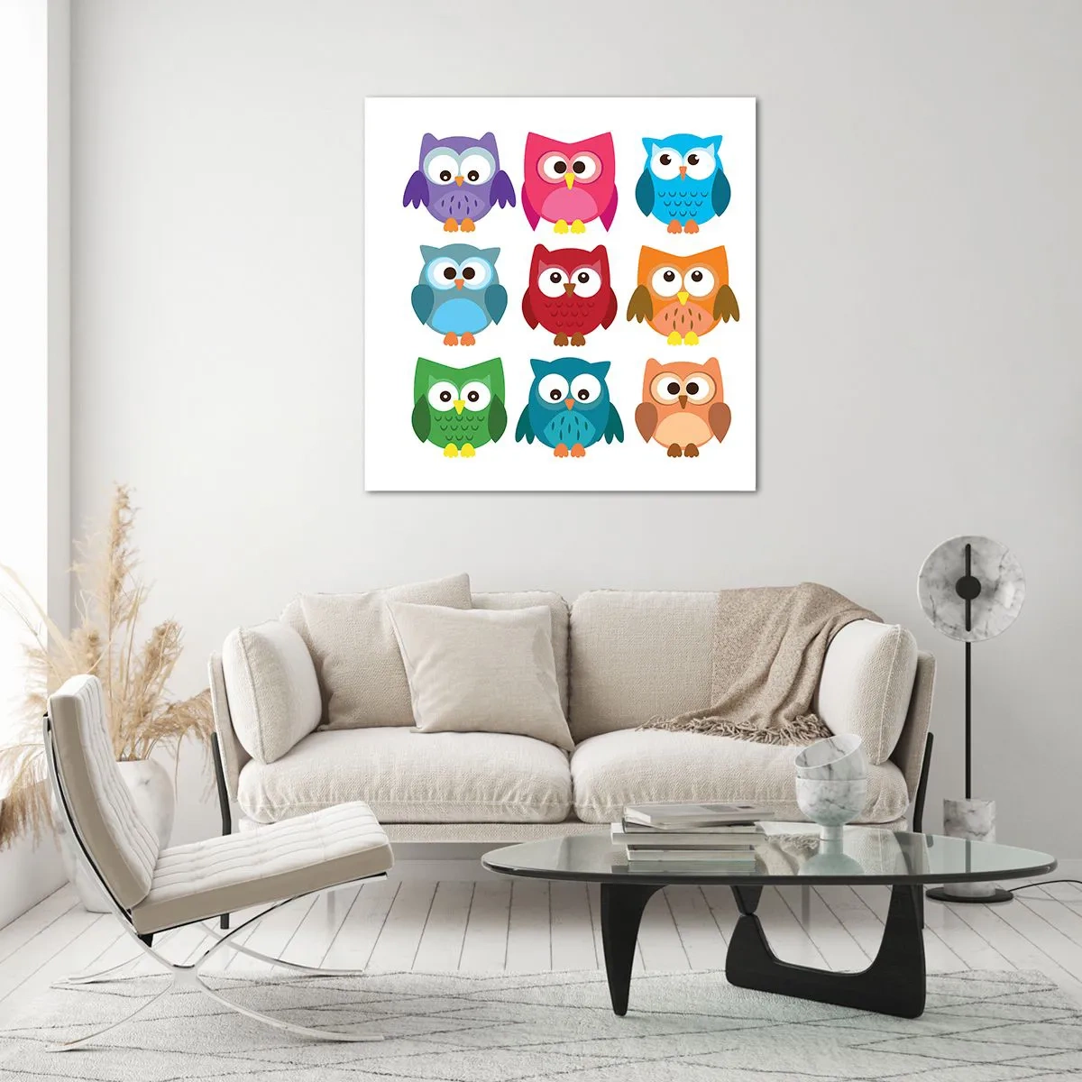 Glasbild - Bild auf glas - Es macht Spaß, anders zu sein - 50x50 cm